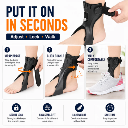 OLORAZ™ Foot Drop Brace – Walk with Confidence Again