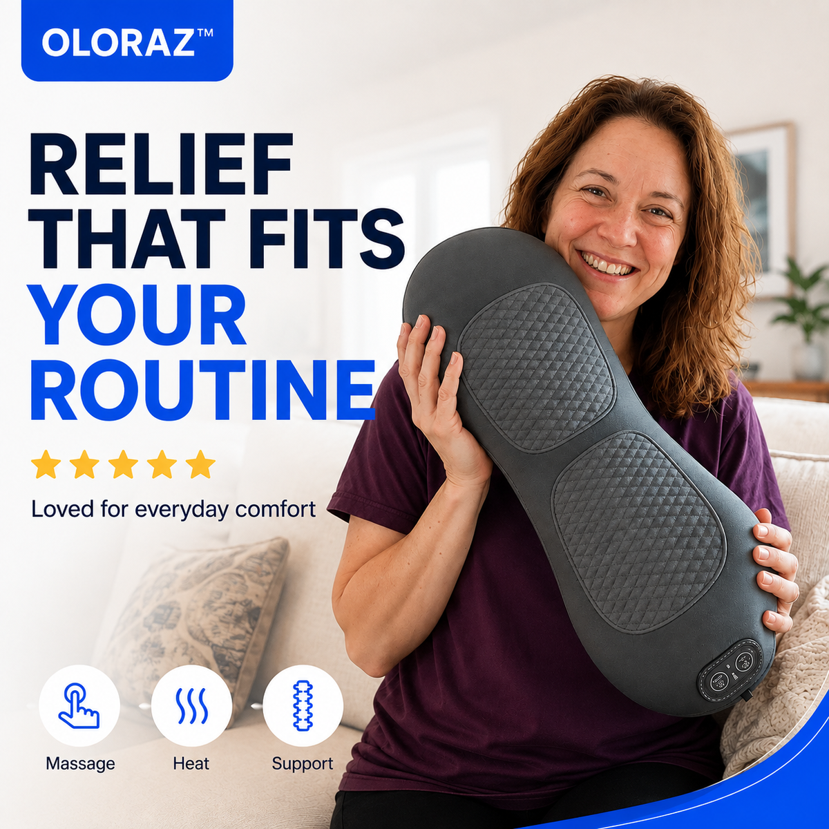 OLORAZ™ 3-in-1 Back Relief Massager