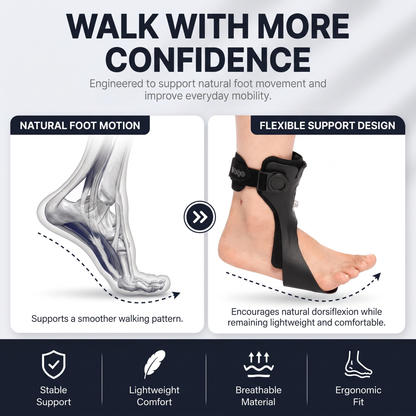 OLORAZ™ Foot Drop Brace – Walk with Confidence Again