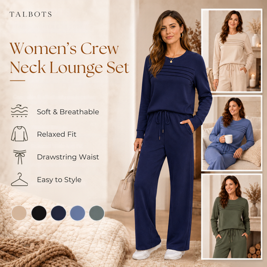 🔥 LAST DAY BLACK FRIDAY — 57% OFF ✨TALBOTS Women’s Crew Neck Lounge Set