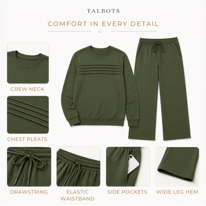🔥 LAST DAY BLACK FRIDAY — 57% OFF ✨TALBOTS Women’s Crew Neck Lounge Set