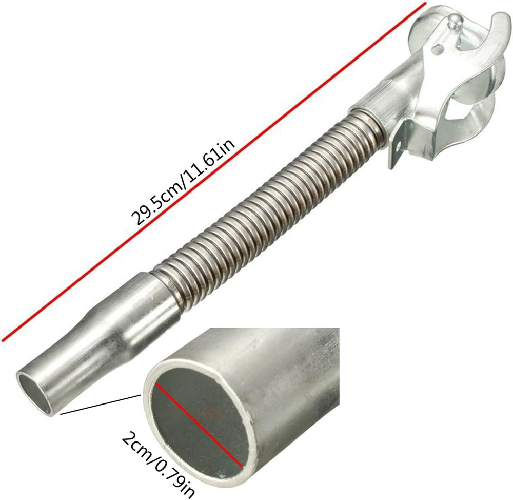 Spout dimensions: 29.5 cm / 11.61 in long, 2 cm / 0.79 in tip