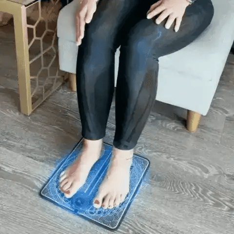 Oloraz EMS foot mat demonstration