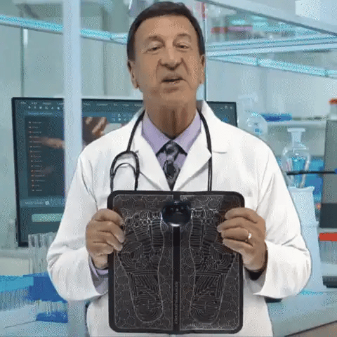 Oloraz EMS foot mat in use