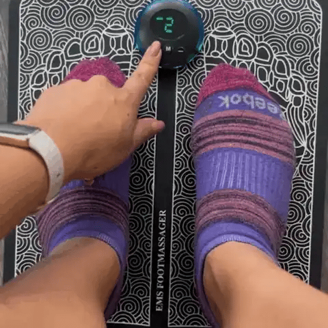 Oloraz EMS foot mat in use
